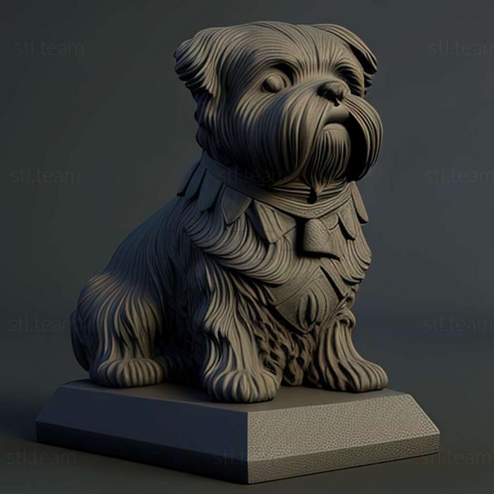 3D model Greyfriars Bobby famous animal (STL)